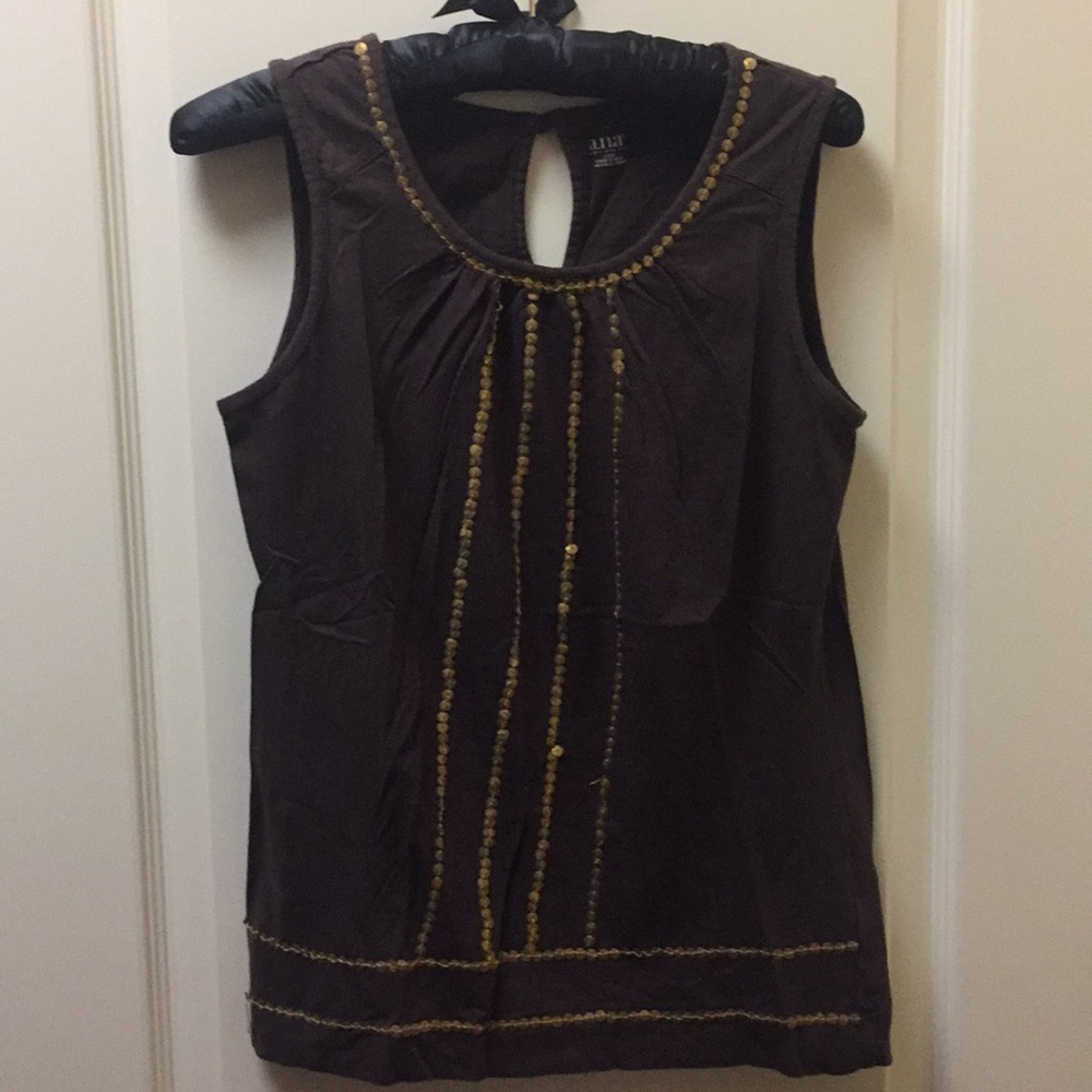 Brown dress shirt